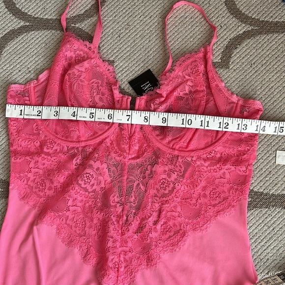 INC Micro Lace Bodysuit Created For Macy's - Picture 8 of 12